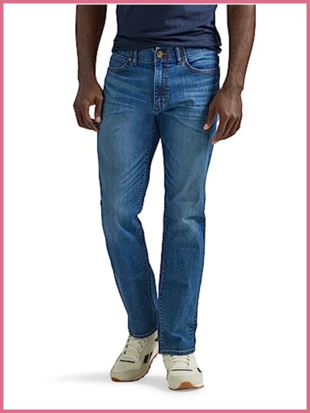 Lee Men's Extreme Motion Athletic Taper Jean Tapered Mid Rise Stretch Casual